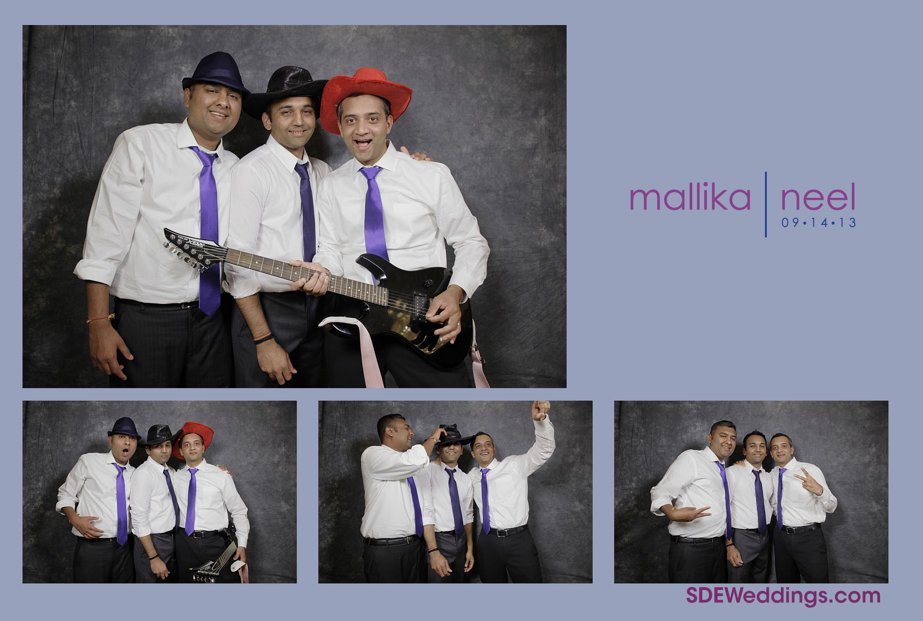 Neel Mallika Photobooth Photos