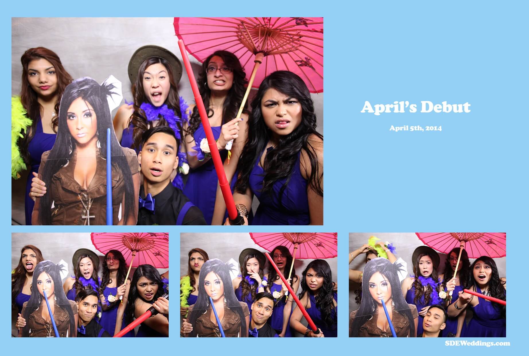 toronto party photobooth april's debut