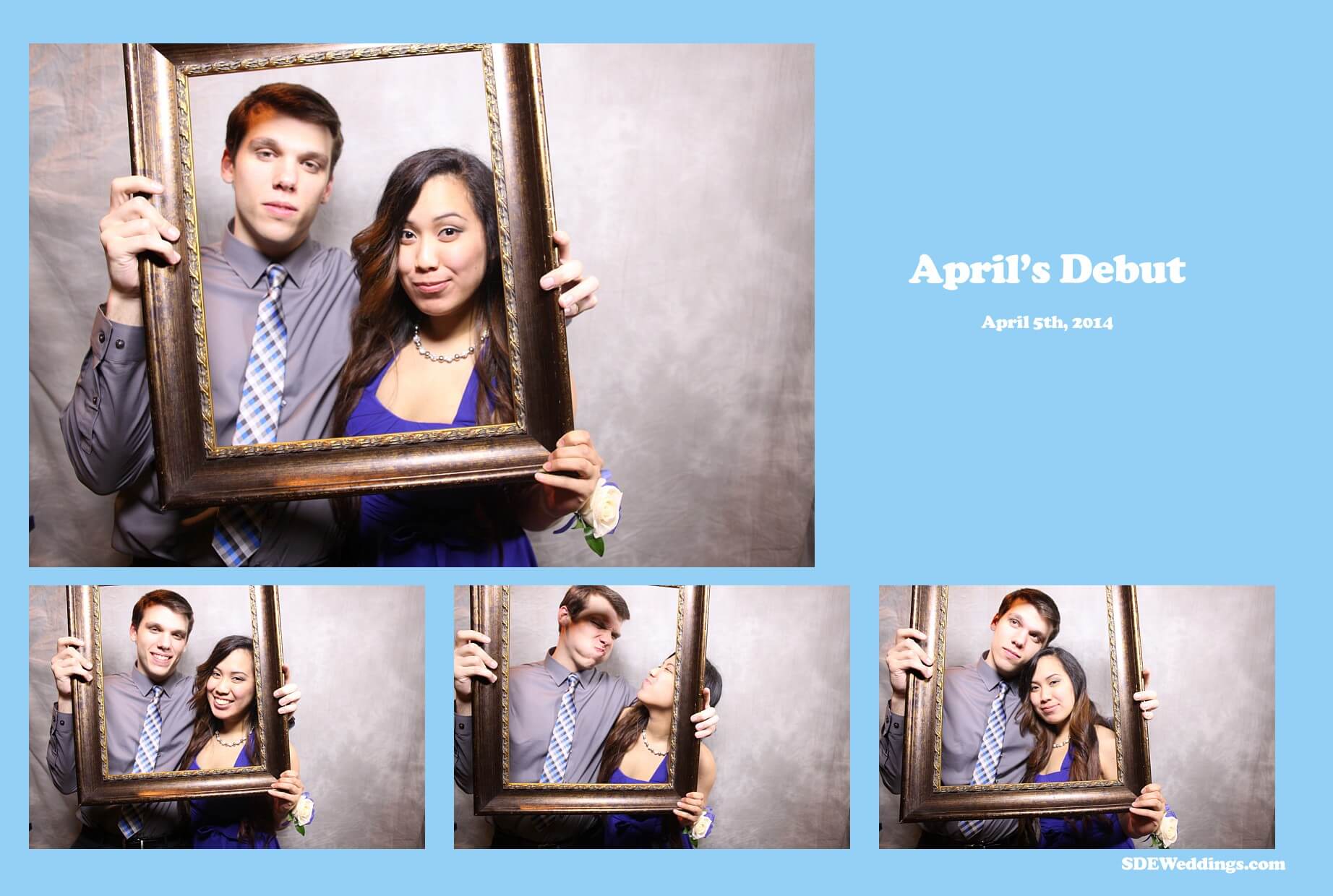 toronto party photobooth april's debut