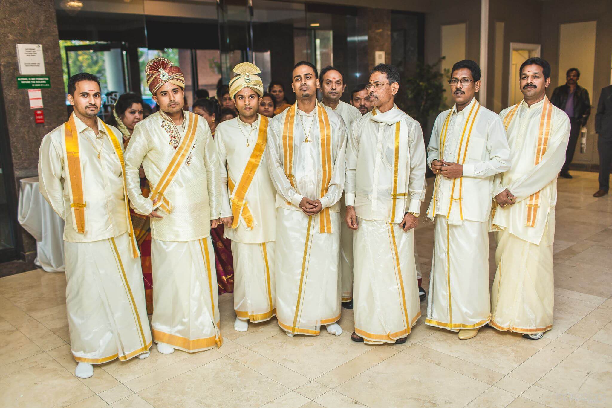 tamil wedding men's dress