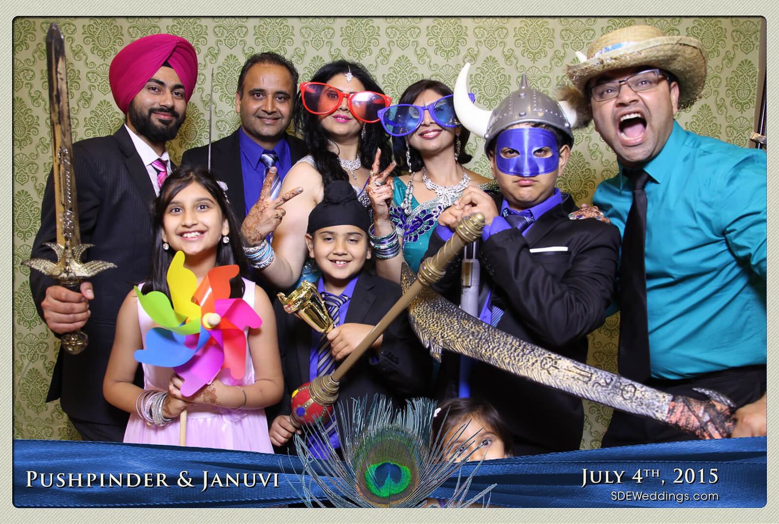Mississauga Versailles Convention Centre South Asian Wedding Photo Booth Rental 2