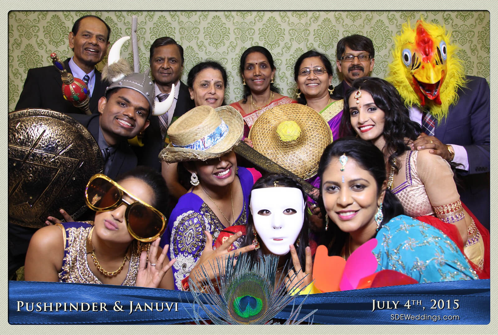 Mississauga Versailles Convention Centre South Asian Wedding Photo Booth Rental 9