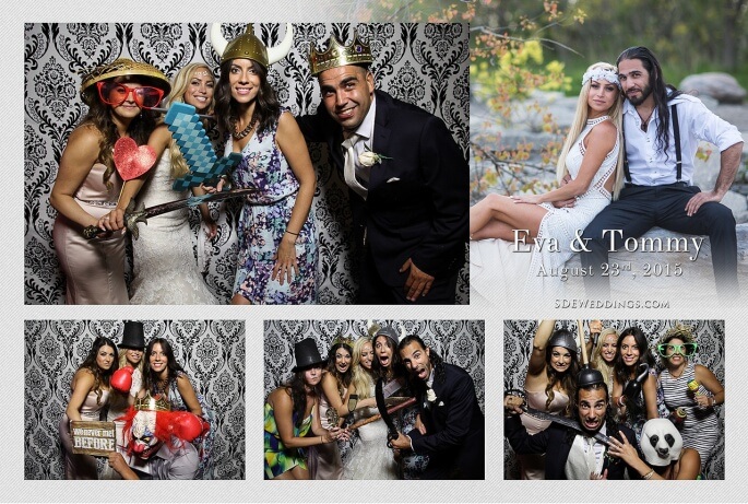 Toronto Summer Greek Wedding at Mississauga Grand Banquet Hall Photo Booth Rental 1