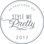 as seen on Style Me Pretty 2017