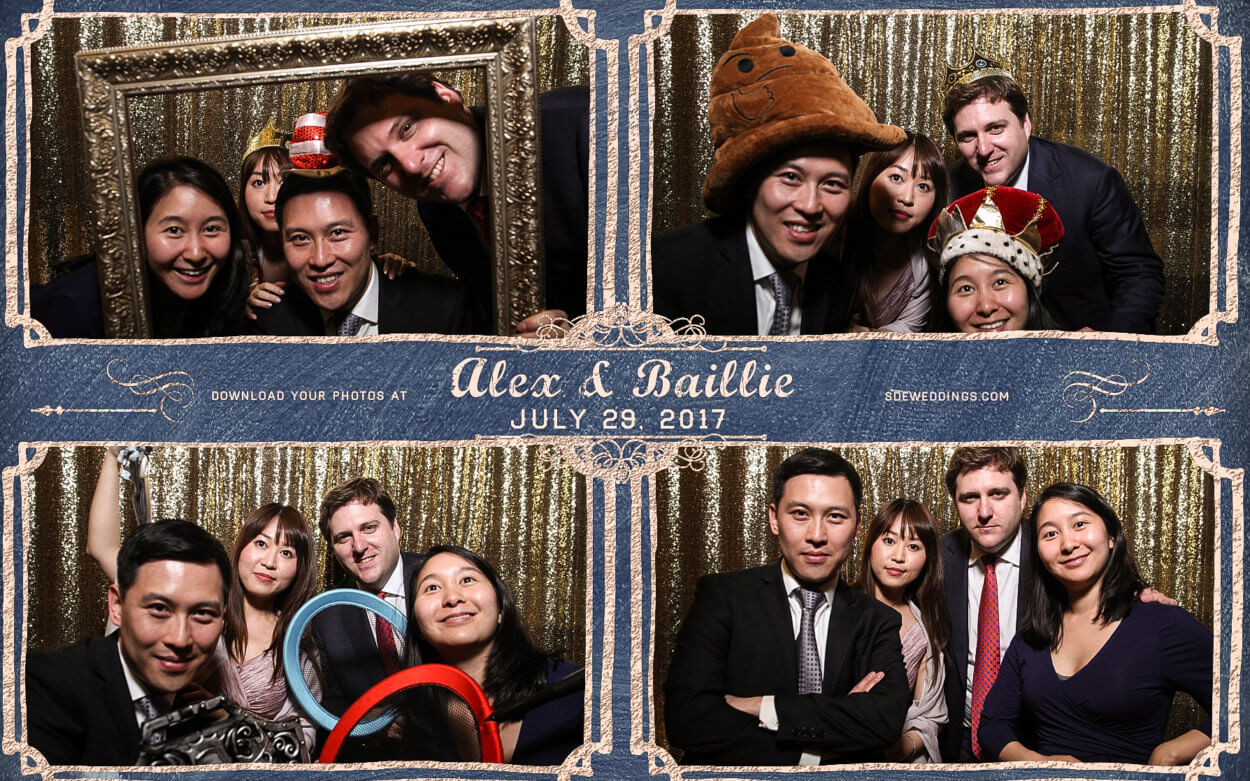 Casa Loma Toronto Chinese Wedding Photo Booth Rental Photos from the reception of Alex & Baillie