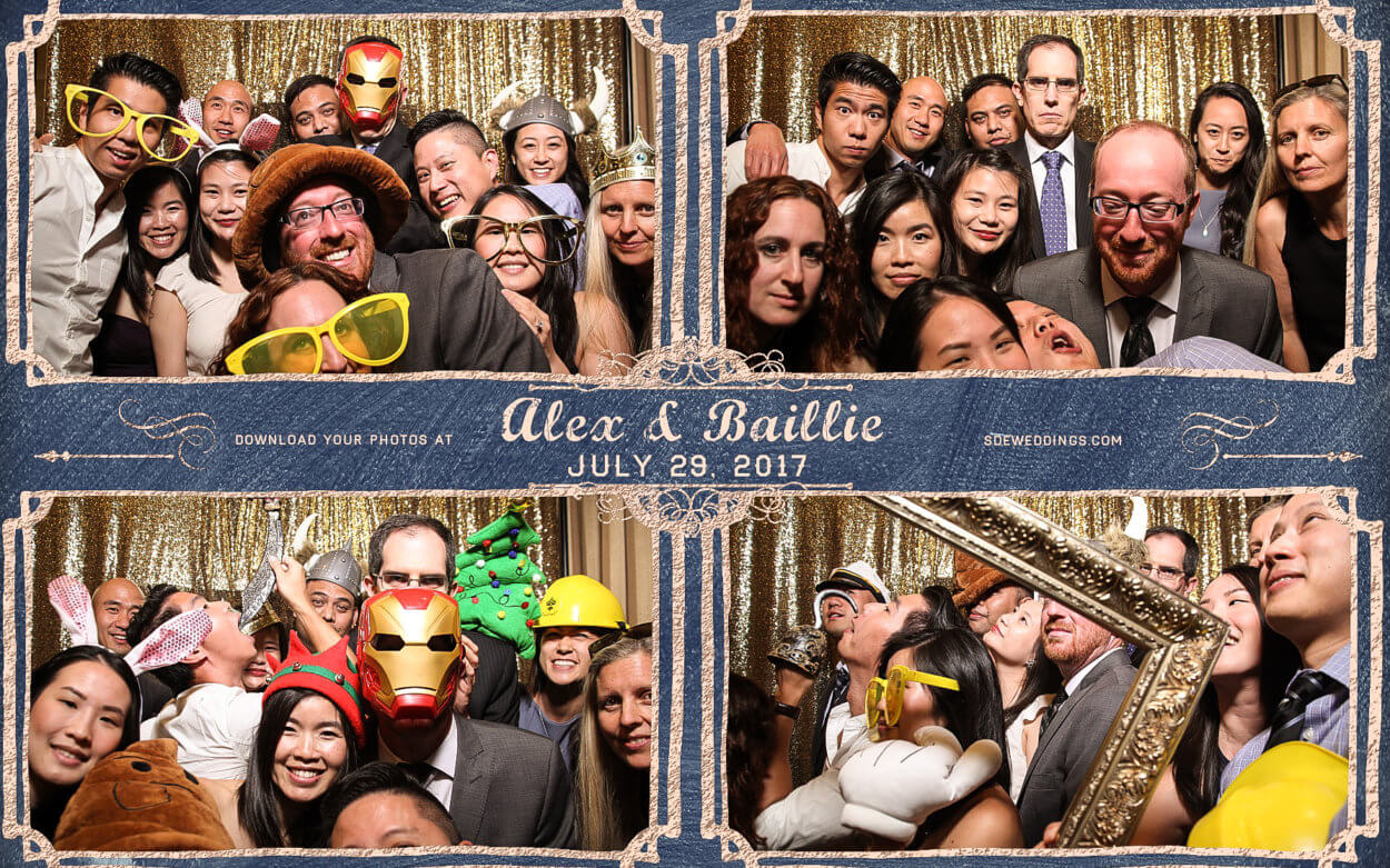 Casa Loma Toronto Chinese Wedding Photo Booth Rental Photos from the reception of Alex & Baillie