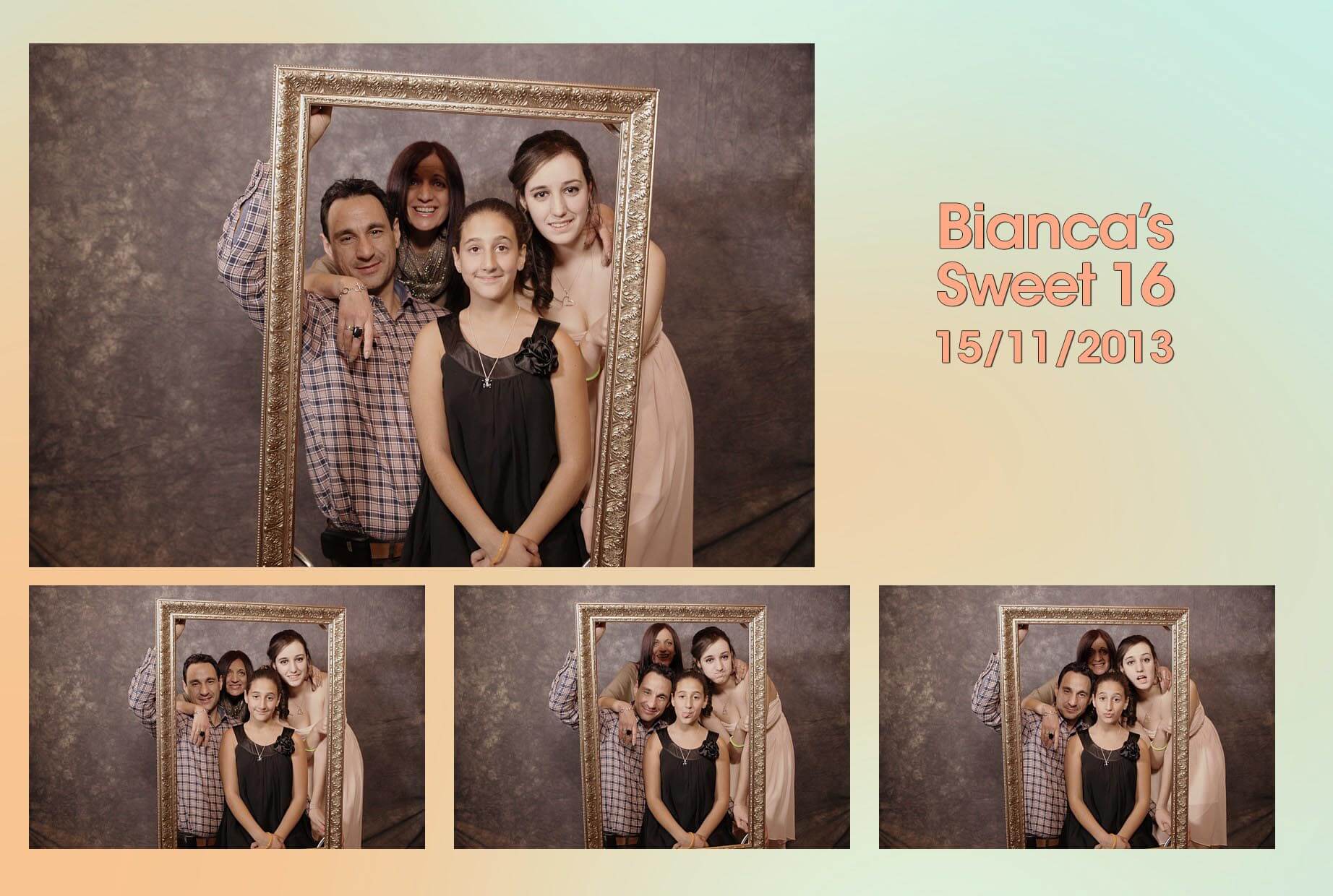 Toronto Party Photobooth Rental Photos Bianca Sweet 16