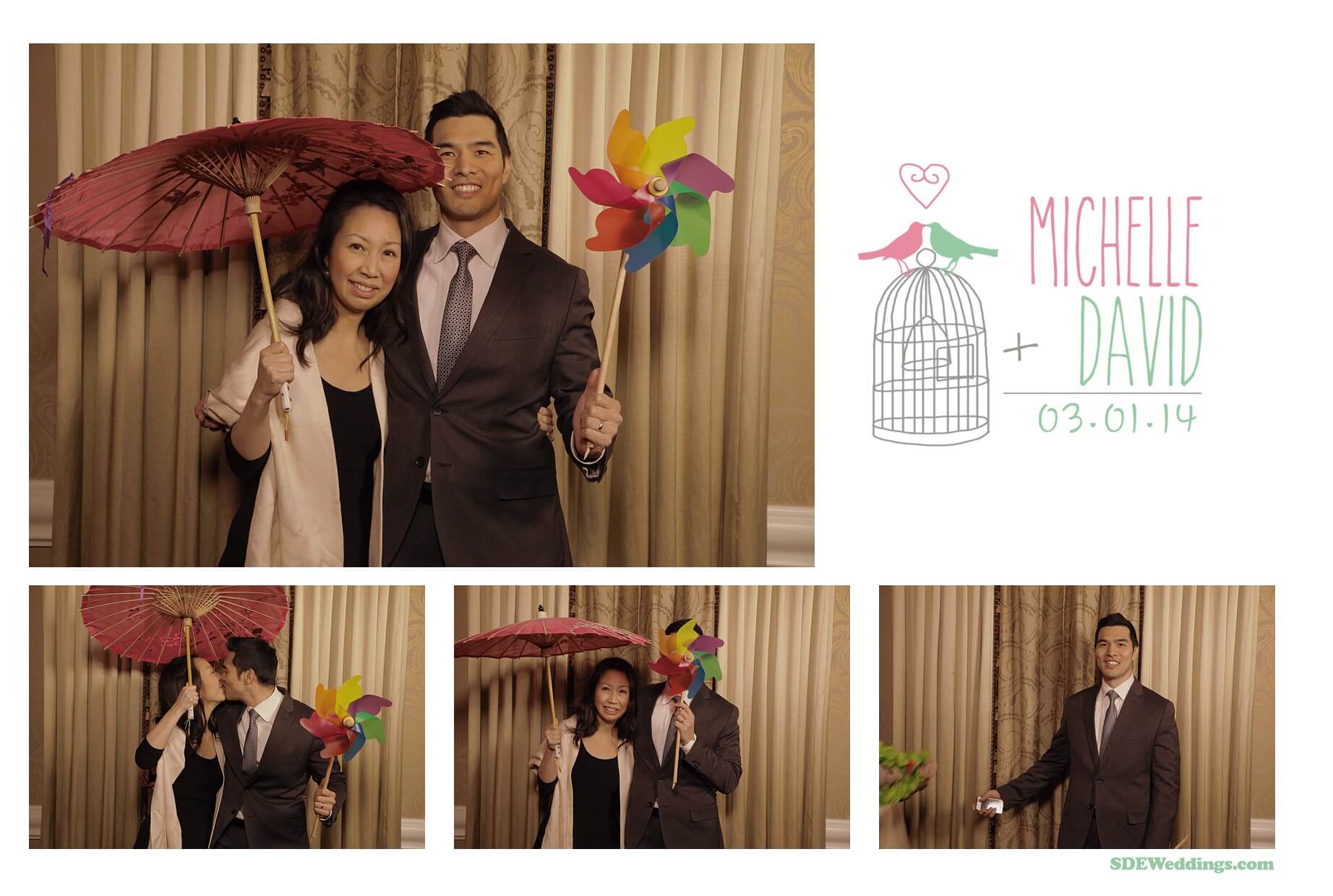 michelle david wedding photobooth photo
